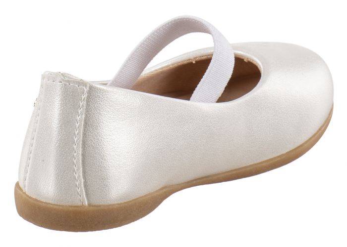 ⁦נעלי בובה גומי פפאיה (לבן/פנינה)⁩ – תמונה ⁦4⁩